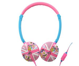 Accessorize On-Ear Headphones with In-Line Microphone Compatible with Smartphones, Tablets and MP3 Devices - Union Jack