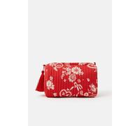 Accessorize Paisley Heart Quilted Make Up Bag In Red Red One Size
