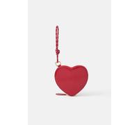Accessorize Patent Heart Purse In Red Red One Size