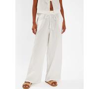 ACCESSORIZE Pure Cotton Beach Trousers White