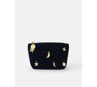 ACCESSORIZE Quilted Velvet Coin Purse Navy