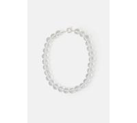 Accessorize Resin Orb Bead Necklace In White White One Size