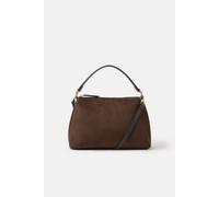 Accessorize Slouchy Suedette Handbag In Chocolate Chocolate One Size
