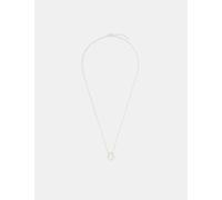 ACCESSORIZE Sterling Silver Molten Necklace Silver