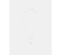 ACCESSORIZE Sterling Silver Mother of Pearl Clover Necklace Silver