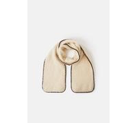 Accessorize Super Soft Blanket Stitch Scarf In Natural Natural One Size