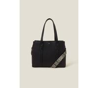 Accessorize Women's Webbing Strap Tote Bag in Black Accessorize Black One Size