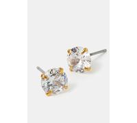 Accessorize Women's 14ct Gold-Plated Large Bling Stud Earrings in Gold Accessorize Gold One Size