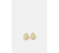 Accessorize Women's 14ct Gold-Plated Molten Curve Drop Earrings in Gold Accessorize Gold One Size