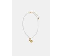 14ct Gold-Plated Mother Of Pearl Sun Bead Necklace Accessorize Gold One Size