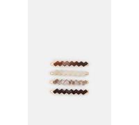 Accessorize Women's 4-Pack Zig Zag Resin Hair Slides Accessorize Multicolor One Size