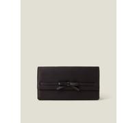 Bow Satin Clutch Bag Accessorize Black One Size