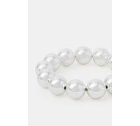 Accessorize Women's Chunky Bead Bracelet in Silver Accessorize Silver One Size