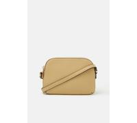 Accessorize Women's Double Zip Crossbody Bag in Light Sand Accessorize Light Sand One Size