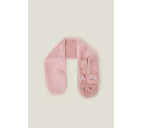 Accessorize Women's Girls Fluffy Faux Fur Cat Scarf in Pink Accessorize Pink One Size