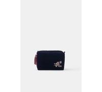 Accessorize Women's Large Embellished Initial Make Up Bag in Blue | Size: A Accessorize Blue A