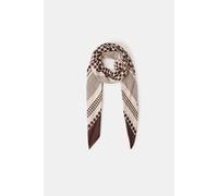 Accessorize Women's Large Polka Dot Heart Print Scarf in Ivory Accessorize Ivory One Size
