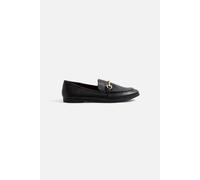 Accessorize Metal Bar Loafers In Black Black 5