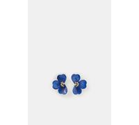 Accessorize Women's Resin Flower Stud Earrings in Blue Accessorize Blue One Size