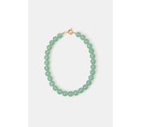 Accessorize Resin Orb Bead Necklace In Green Green One Size