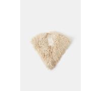 Accessorize Women's Shaggy Faux Fur Tippet Scarf in Natural Accessorize Natural One Size