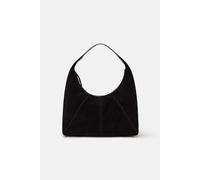 Accessorize Women's Suede Shoulder Bag in Black Accessorize Black One Size