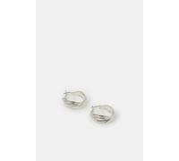 Accessorize Women's Twisted Ridge Hoop Earrings in Silver Accessorize Silver One Size