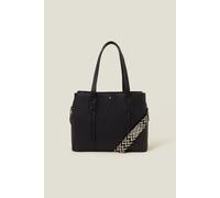 Accessorize Women's Webbing Strap Tote Bag in Black Accessorize Black One Size