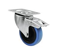 Accessory 30004007 Swivel Castor 100 mm with Brake Blue