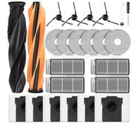 Accessory for Dreame X50 Ultra Complete, L40s / L50s Pro, Matrix10 Ultra | Pack of 24 replacement parts for X50 Master, 6 dust bags, 6 wipes, 4 filters, 4 side brushes, 2 main brushes