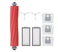 Accessory for Roborock Q7 Max/Q7 Max Plus/T8 Robot Vacuum Cleaner Replacement Part Kit Includes 1 Rubber Main Brush, 3 Dust Bag, 2 HEPA Filter, 2 Side Brush