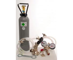 Accessory kit 2 with basket connection, 7mm, beer hose and 2.0 kg CO2 for 1-line beer dispenser