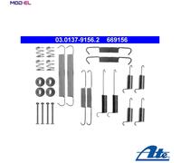 ATE 03.0137-9156.2 Accessory Kit, brake shoes for VW