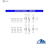 ATE 03.0137-9345.2 Brake shoe fitting kit