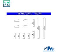 ATE 03.0137-9346.2 Brake shoe fitting kit