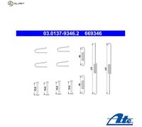ATE 03.0137-9346.2 Brake shoe fitting kit