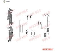 Brake shoe fitting kit 105-0847S QUICK BRAKE for KIA PICANTO I