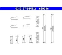 Accessory Kit, brake shoes ATE 3.0137-9346.2 for L200 / TRITON 2.5 2005-2015