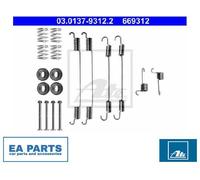 Accessory Kit, brake shoes for DACIA DUSTER ATE 03.0137-9312.2