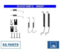 Accessory Kit, brake shoes for PEUGEOT 1007 ATE 03.0137-9267.2