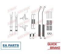 Accessory Kit, brake shoes for RENAULT ALASKAN QUICK BRAKE 105-0036S