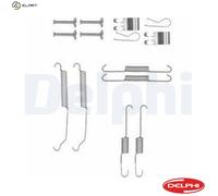 Rear Brake Shoes Accessory Kit Delphi LY1368 Fits Ford Fiesta K Braking System