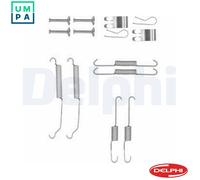 Rear Brake Shoes Accessory Kit Delphi LY1368 Fits Ford Fiesta K Braking System