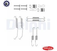 Rear Brake Shoes Accessory Kit Delphi LY1368 Fits Ford Fiesta K Braking System
