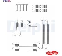 Delphi Rear Brake Shoe Accessory Kit LY1407 - Genuine - Fits Land Rover Freelander I & II