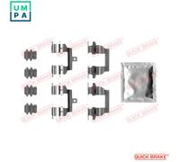 Accessory Kit, disc brake pads for NISSAN PEUGEOT RENAULT QUICK BRAKE 109-0026
