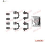 Accessory Kit, disc brake pads for NISSAN PEUGEOT RENAULT QUICK BRAKE 109-0026