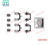 Accessory Kit, disc brake pads for NISSAN PEUGEOT RENAULT QUICK BRAKE 109-0026
