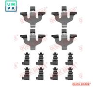 ACCESSORY KIT DISC BRAKE PAD 109-0066 FOR VW AUDI A4/Allroad A5/Convertible 2.0L