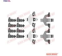 BRAKE PAD FITTING KIT 109-0092 QUICK BRAKE for PORSCHE AUDI